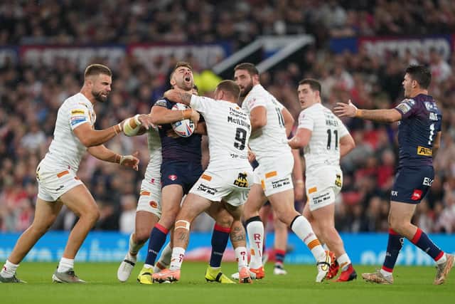 MAKING IT COUNT: Rugby league's power brokers are aiming to work together to maximise the potential of the sport, both on and off the field. Picture: Martin Rickett/PA