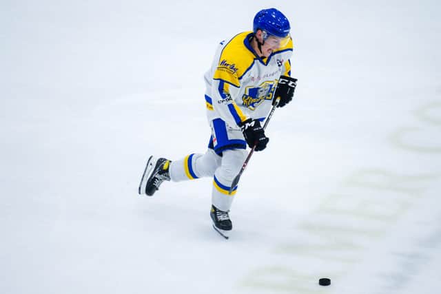 INJURY CONCERN: Leeds Knights' defenceman Ross Kennedy. Picture: James Hardisty