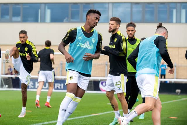 BIG MISS - Leeds United's summer signing from Barcelona Junior Firpo has sat out the last three Premier League games. Pic: Bruce Rollinson