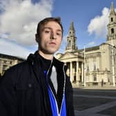 Lence, 29, is a rapper and spoken word artist from Leeds (Photo: Steve Riding)