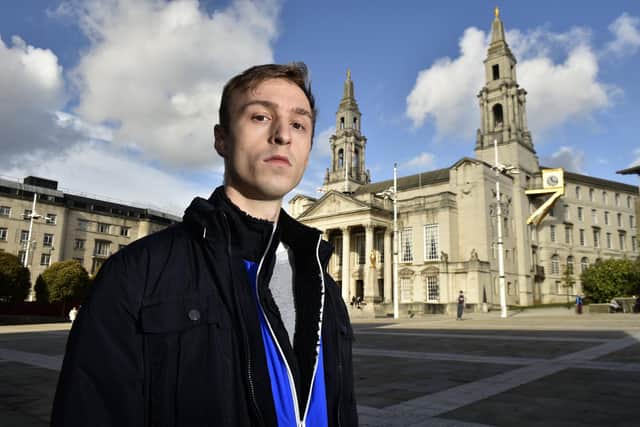 Lence, 29, is a rapper and spoken word artist from Leeds (Photo: Steve Riding)
