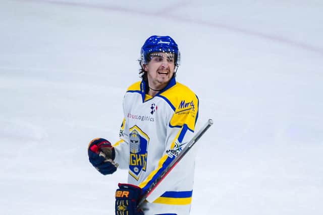 AMBITIOUS: Leeds Knights' forward Brandon Whistle Picture: James Hardisty