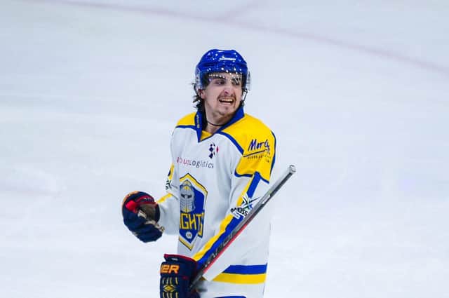 AMBITIOUS: Leeds Knights' forward Brandon Whistle Picture: James Hardisty