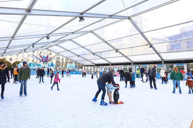 The specially created 400 square metre outdoor real ice rink launches on Friday, November 26.