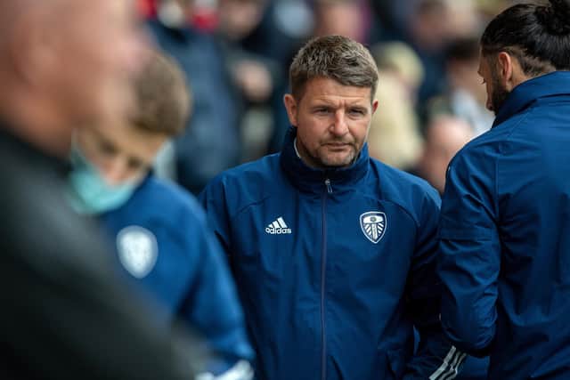 Leeds United Under-23s boss Mark Jackson. Pic: Bruce Rollinson