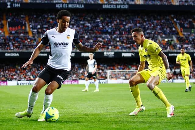 Valencia winger and Leeds United loanee Helder Costa. Pic: Getty