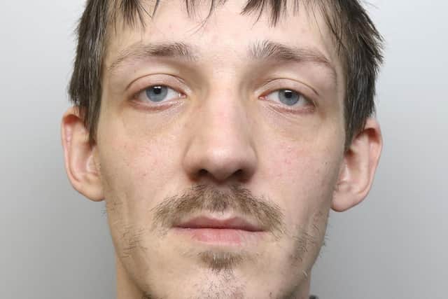 James Herrington was jailed for 22 months at Leeds Crown Court for assaulting his partner.