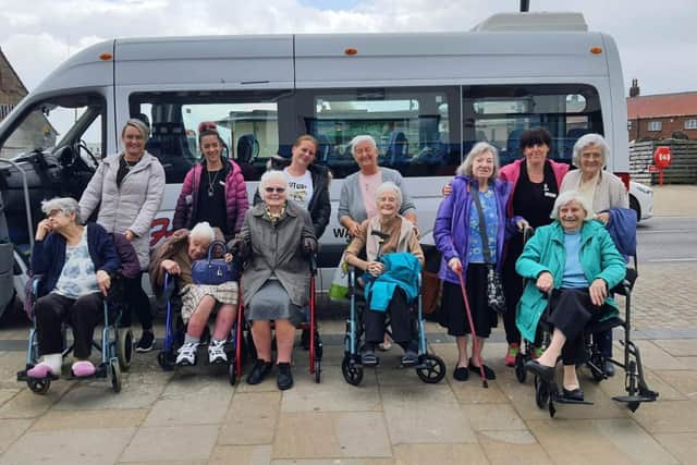 The residents recently enjoyed a trip to the beach as part of a programme of activities aimed at lifting their spirits