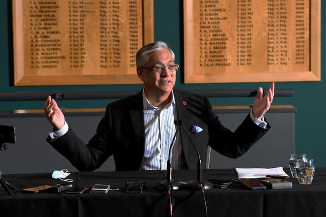LEADING THE WAY: Lord Kamlesh Patel, the new Yorkshire County Cricket Club chairman, pictured at Headingley on Monday. Picture: Simon Hulme.