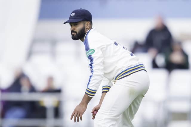 Azeem Rafiq had a six-hour plus conversation with new Yorkshire CCC chairman Lord Kamlesh Patel. Picture by Allan McKenzie/SWpix.com