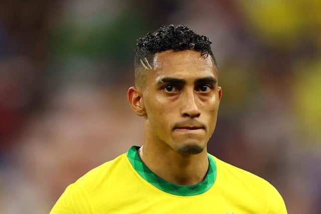 Leeds United star Raphinha representing Brazil. Pic: Buda Mendes.