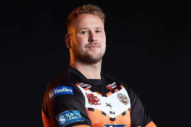 Tigers' new signing Joe Westerman. Picture by Castleford Tigers/Elite Pro Sports.