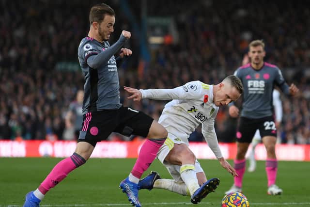 BIG IMPACT - Adam Forshaw's first league start for 799 days helped Leeds United to a 1-1 draw with Leicester City and a big improvement in form. Pic: Getty