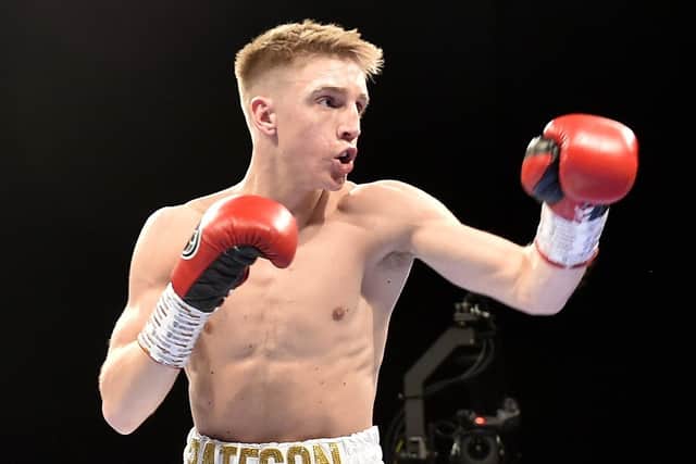 Jack Bateson in action at Leeds Arena in 2019. Picture: Steve Riding.