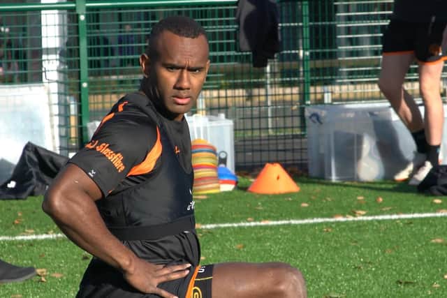 Junior Vasuitoga training with Castleford Tigers. Picture by Melanie Allatt Photography/Castleford Tigers.