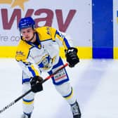 PUSH UP: Leeds Knights Lewis Baldwin is likely to be playing as a forward again against Sheffield Steeldogs on Friday night. Picture James Hardisty