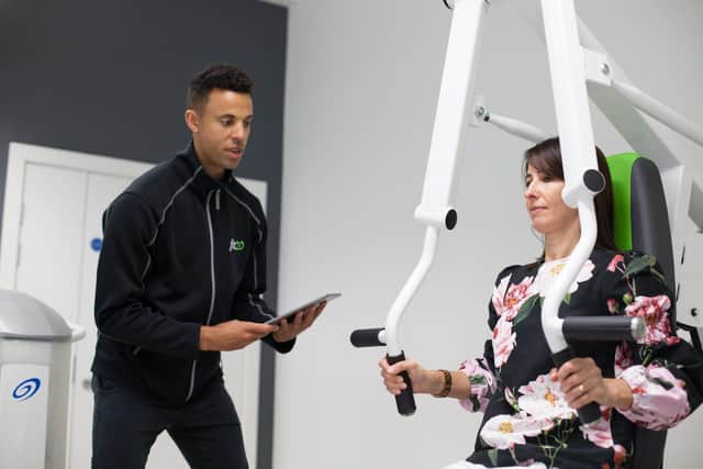 Kieran Igwe, 39, opened his first fit20 franchise studio in 2018 in Farsley.
cc fit20