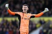 WORLD AT HIS FEET: Leeds United's impressive 21-year-old French goalkeeper Illan Meslier. Photo by Julian Finney/Getty Images.
