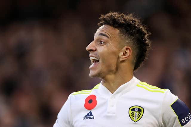 ON THE BENCH: Leeds United's record signing Rodrigo, above, along with Whites team mate Diego Llorente, for Spain's decisive World Cup qualifier against Sweden. Photo by Naomi Baker/Getty Images.