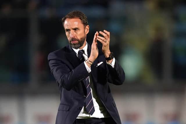England manager Gareth Southgate applauds the fans. Picture: Nick Potts/PA