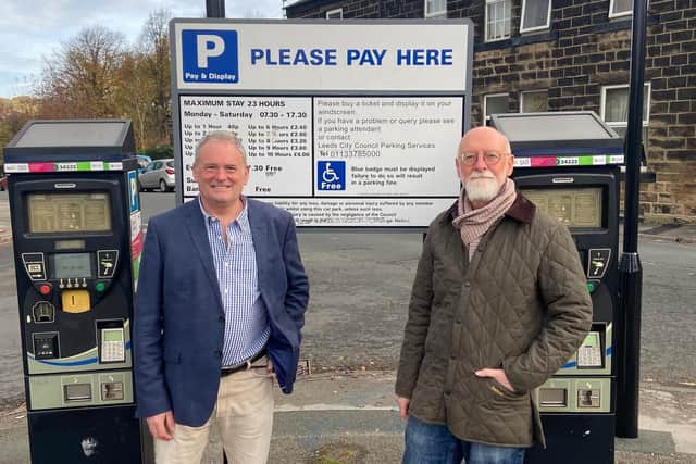 Cllr Paul Carter and Cllr Colin Campbell
Pic: Visit Otley