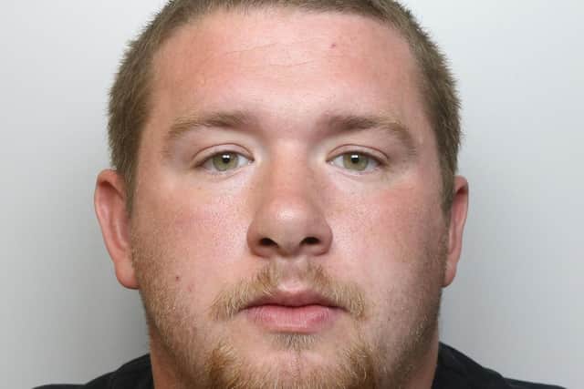 Jack White caused serious injuries to a taxi driver and passenger before running from the scene of a crash on Sharp Lane, Leeds. He was jailed for 18 months at Leeds Crown Court.