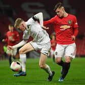 CUP DRAW - Leeds United Under 18s will face Coventry City in the FA Youth Cup. Two seasons ago Jack Jenkins and team-mates travelled to Manchester United in the competition. Pic: Getty
