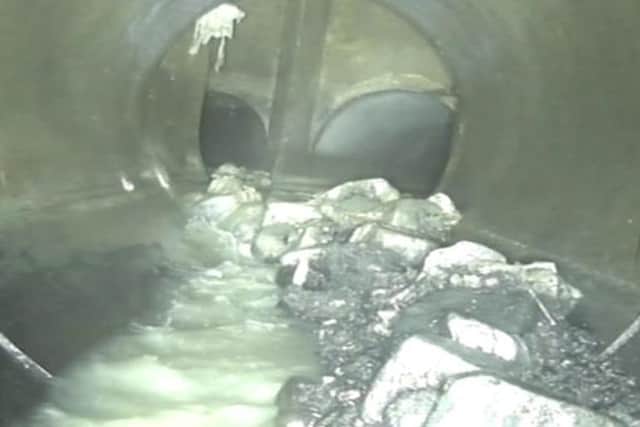 Yorkshire Water has prevented the risk of flooding and pollution after removing a large amount of debris and boulders from the sewer network near Elland Road.