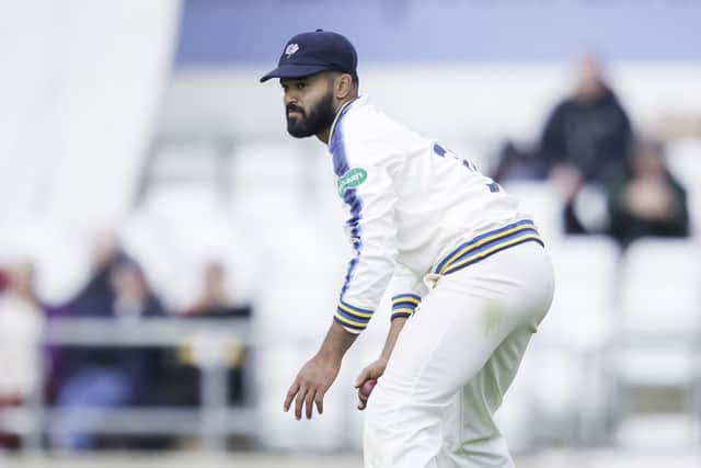 Harrowing evidence: Former Yorkshire player Azeem Rafiq says his career was ruined by racism. Picture by Allan McKenzie/SWpix.com