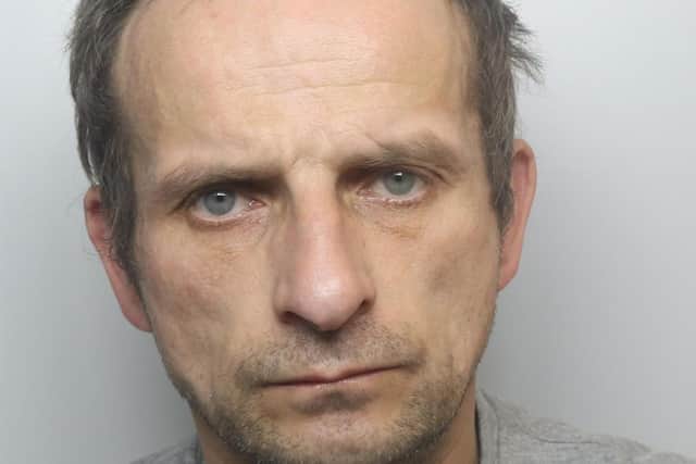 Steven Cowan was jailed for 21 months at Leeds Crown Court after he threatened to shoot his neighbour in the head with an air rifle during a row over money.