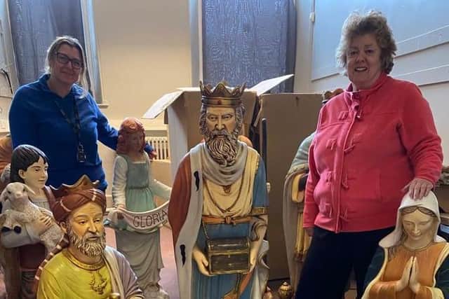 There will be a life-size nativity display outside the Town Hall to provide an extra touch of Christmas magic