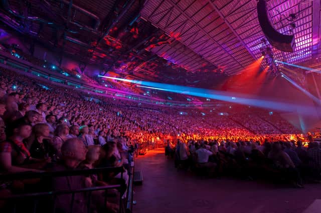 An audience at Leeds' First Direct Arena.