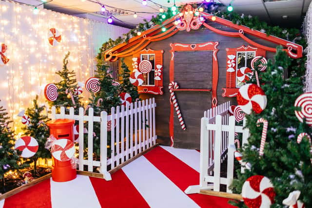 Santa's Grotto at the Merrion Centre.