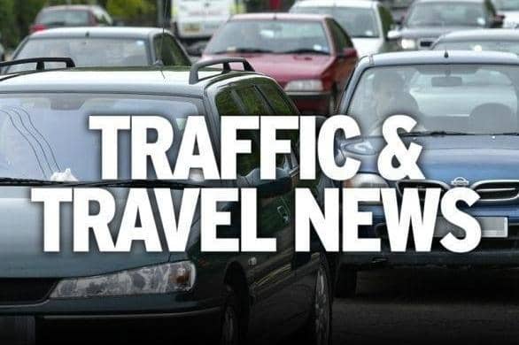 A fuel spillage on the motorway in South Yorkshire is having an impact on traffic for miles around.