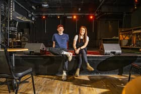 Joe Hubbard and Chelsea Bakewell, promoters in the Live At Leeds festival team (Photo: Tony Johnson)