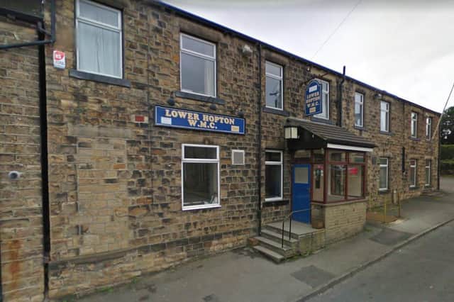 Lower Hopton Working Men's Club, Mirfield.

Image: Google