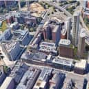 The former site of the Leeds International Pool building – which was demolished in 2009 – is now subject to plans which include a 33-storey residential tower, a hotel, offices and student accommodation.