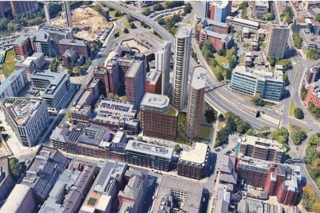 The former site of the Leeds International Pool building – which was demolished in 2009 – is now subject to plans which include a 33-storey residential tower, a hotel, offices and student accommodation.