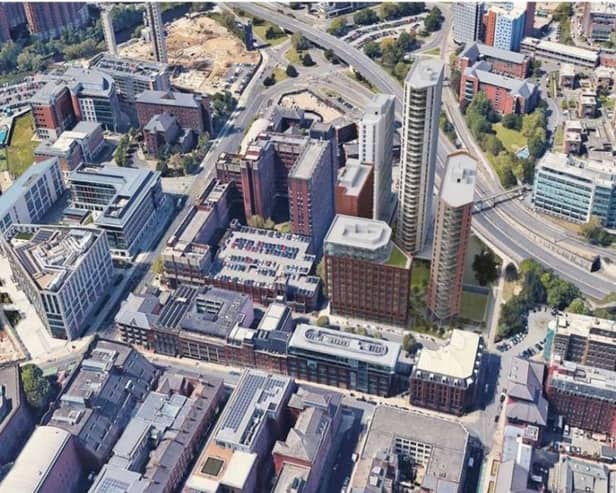 The former site of the Leeds International Pool building – which was demolished in 2009 – is now subject to plans which include a 33-storey residential tower, a hotel, offices and student accommodation.