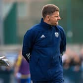 CLEAR MESSAGE: Leeds United under-23s boss Mark Jackson, above, says it is important his side build momentum following Monday's Premier League Cup success in today's clash against Chelsea. Picture by Bruce Rollinson.