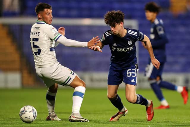 YOUNG PROSPECT - Archie Gray, 15, came up against former Leeds United loanee Lewis Baker when Chelsea's Under 23s visited Thorp Arch on Friday. Pic: Getty