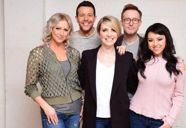 From left to right, Faye Tozer, Lee Latchford-Evans, Claire Richards, Ian "H" Watkins and Lisa Scott-Lee. PIC: PA