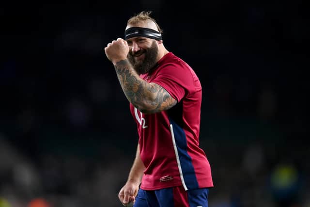 Fighting talk: Harlequins prop Joe Marler, who will start on the bench for England against world champions South Africa, says he is ready to take on the power of the famous Springbok pack. (Photo by Mike Hewitt/Getty Images)