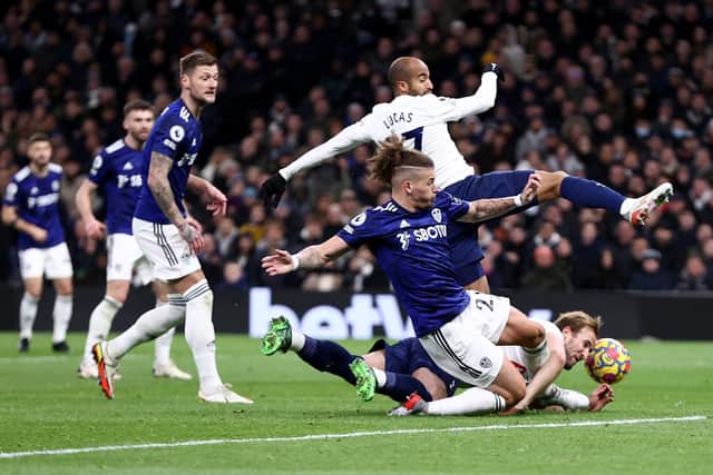 Leeds United fell to defeat against Tottenham Hotspur in the Premier League. Pic: Getty