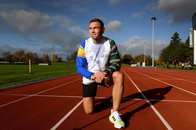 Leeds Rhinos legend Kevin Sinfield is due to start epic 101-mile charity run today.