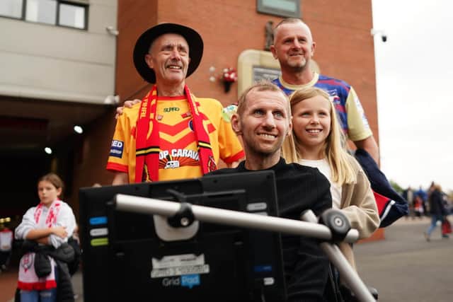 Leeds Rhinos legend Rob Burrow was diagnosed with motor neurone disease in 2019. Photo PA/Wire