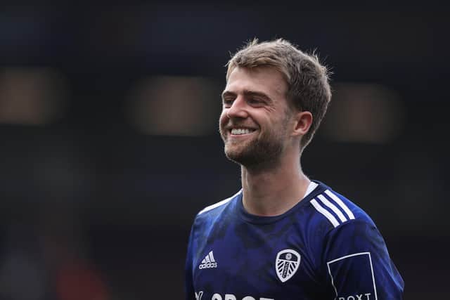 SIGNIFICANT STEP: For Leeds United striker Patrick Bamford who is back on the training pitch. Photo by George Wood/Getty Images.