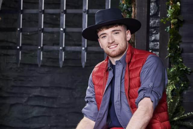 Leeds diver Matty Lee entered I'm A Celeb on Sunday night. Photo: ©ITV/Lifted Entertainment/Joel Anderson.