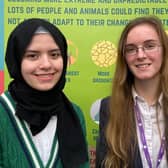 Rayan El-Mnefi and Abi Boggs, were selected to attend the influential global conference by the UK Schools Sustainability Network (UKSSN).