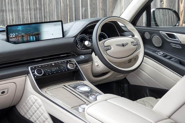 The interior is distincively good
